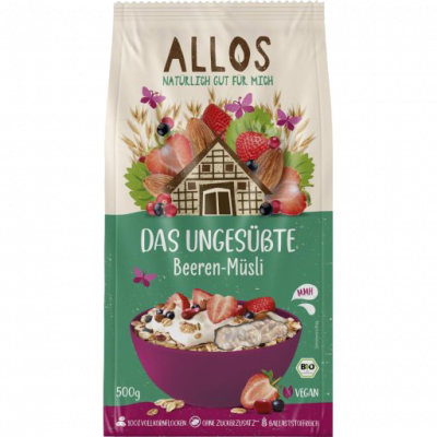 Allos müesli con frutti rossi senza zuccheri agg. (500gr)